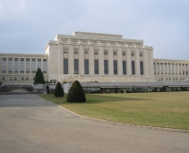 Palace of Nations in Geneva, Switzerland