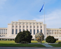 Palace of Nations in Geneva, Switzerland