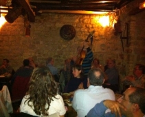 Simple and traditional food in a medieval sort of Tavern