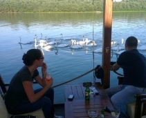 Amaaaazing Terrasse on the Slava River