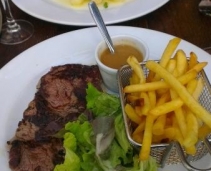 Mythical café in front of the Sorbonne University