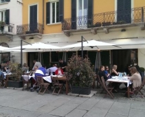 Very nice Terrasse at the back of Sant' Eustorgio