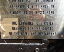 Half museum, half luxury Auberge,...an institution