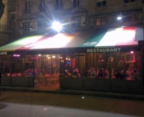 Parisian Café dunring the day...lounge bar at night