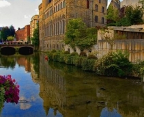 The beauty of a city in Belgium