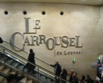 Great shopping mall in the Louvre Museum