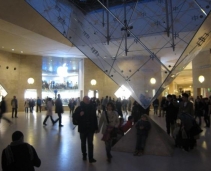 Great shopping mall in the Louvre Museum