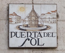 The spanish and madrilan landmark