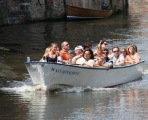 Visit Ghent through the canals by boat