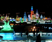 The ice and snow festival from Harbin, China