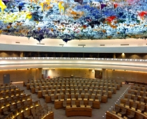 Palace of Nations in Geneva, Switzerland
