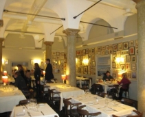 A nice typical restaurant in Milan center