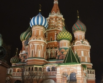 St. Basil Cathedral, famous for its special architecture